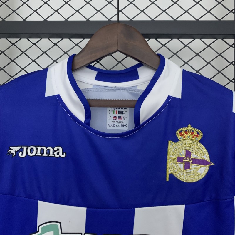 03/04 Deportivo La Coruna home retro version S-XXL
