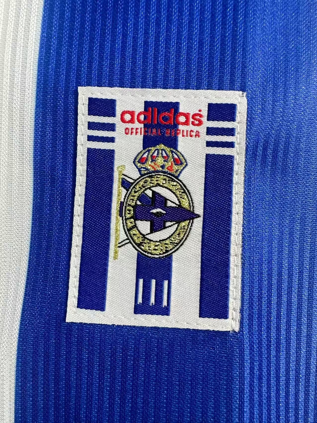1999/2000 Deportivo La Coruna home long sleeve retro version S-XXL
