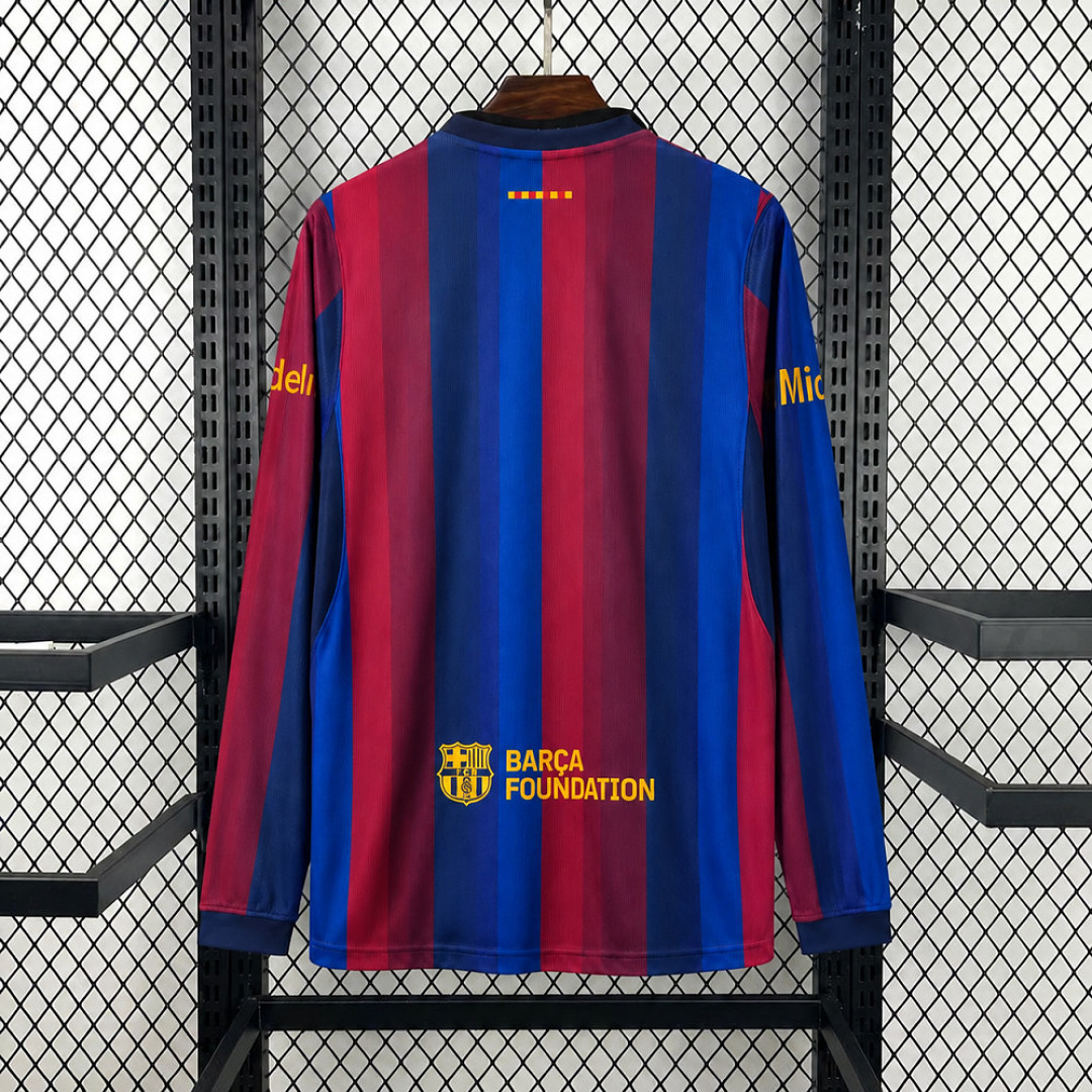 26/27 Barcelona home long sleeve fan version S-4XL