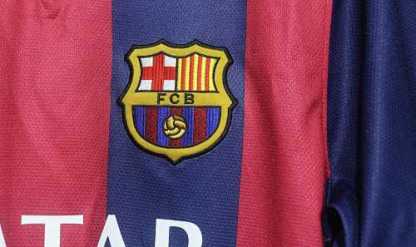 Retro 2014/15 Barcelona Home player version Size S-3XL