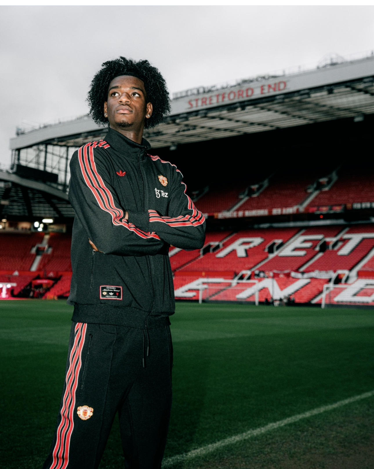 25/26 Manchester United M-U black Full-Zip Jacket Suit