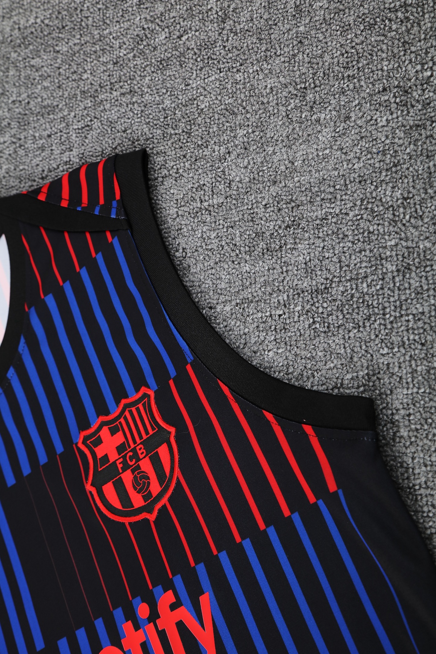 25/26 Barcelona red and blue stripes vest training suit S-XXL