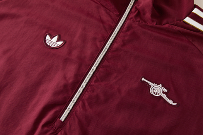 26/27 Arsenal red half-zip windbreaker S-XXL