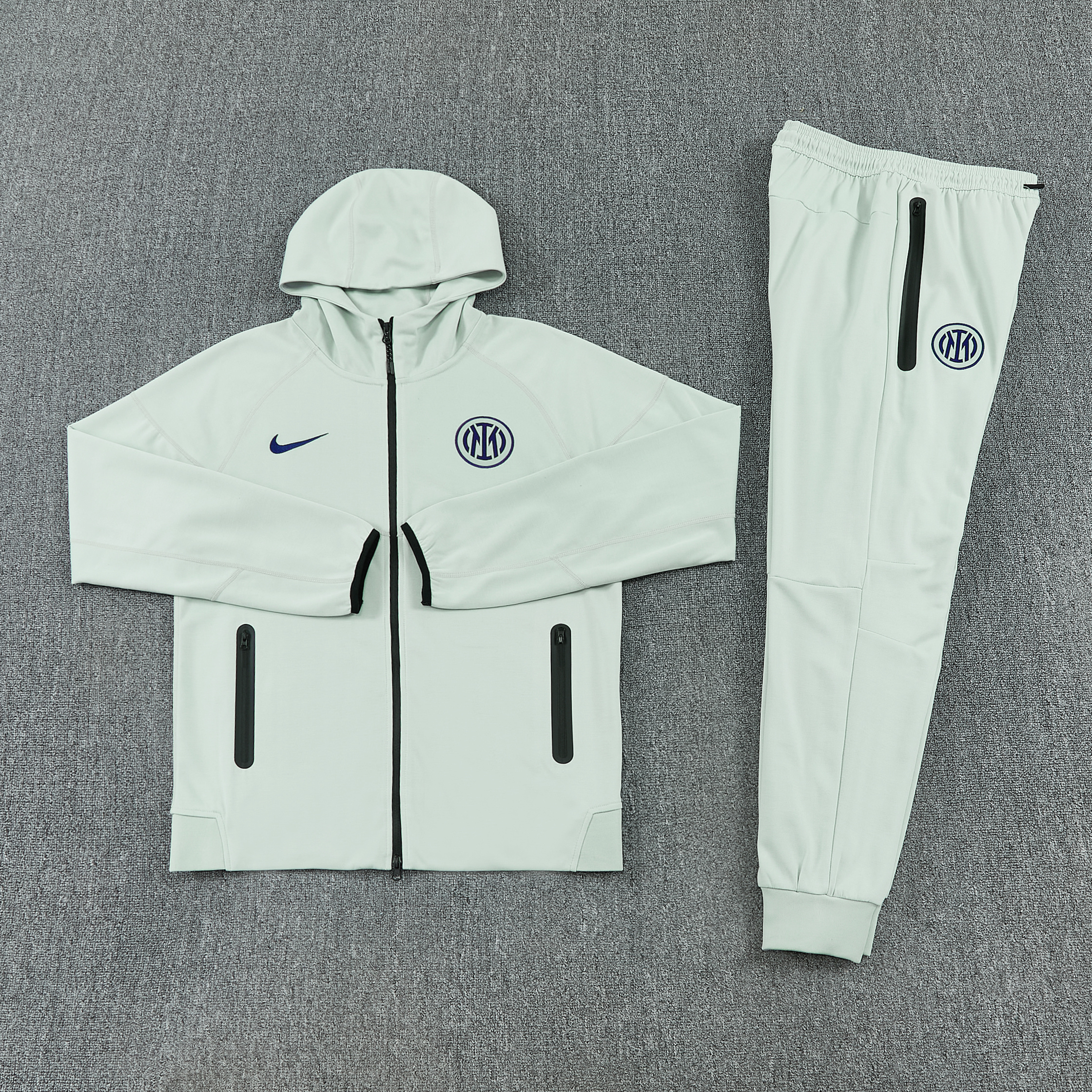 25/26 Inter Milan grey hooded Jacket Suit S-XXL