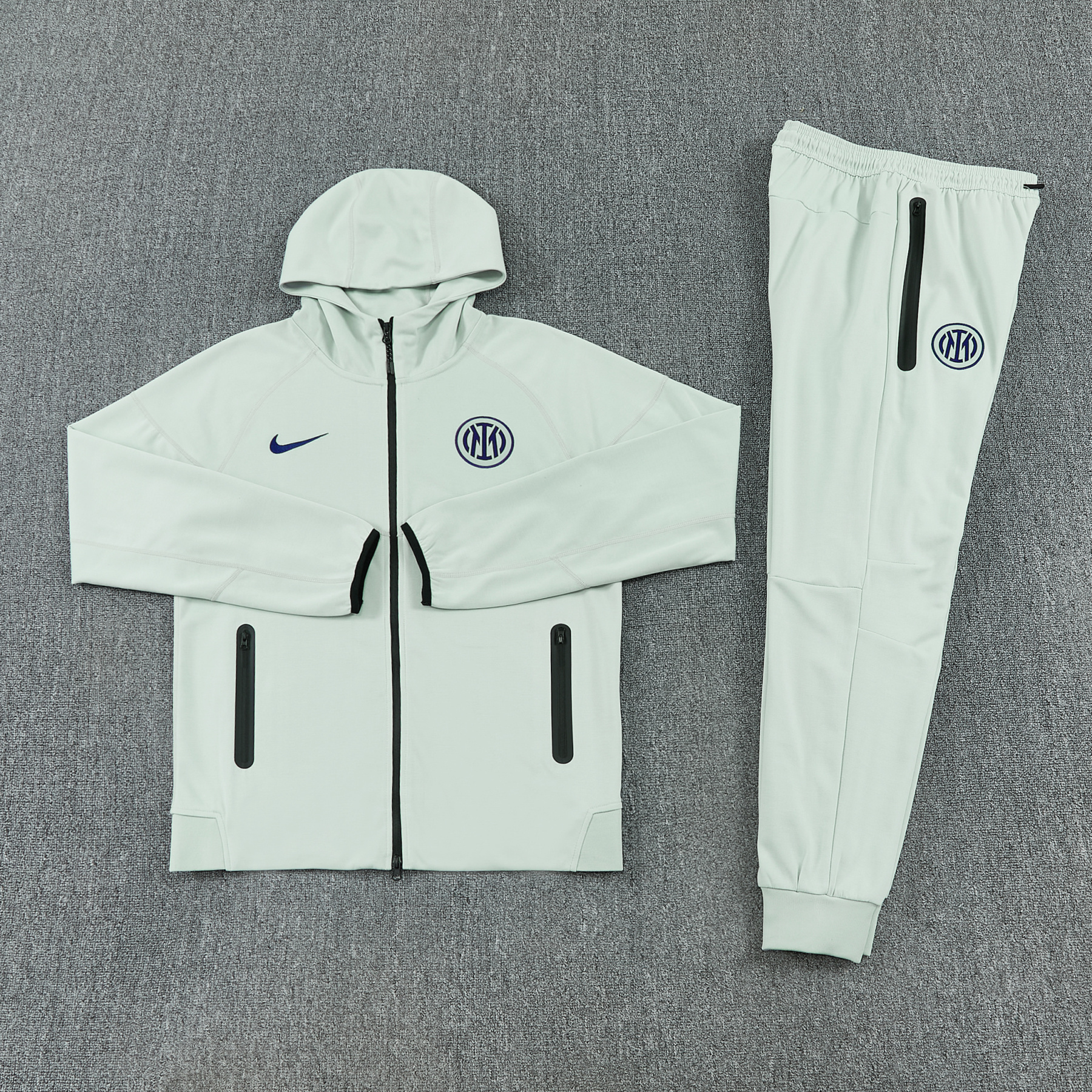 25/26 Inter Milan grey hooded Jacket Suit S-XXL