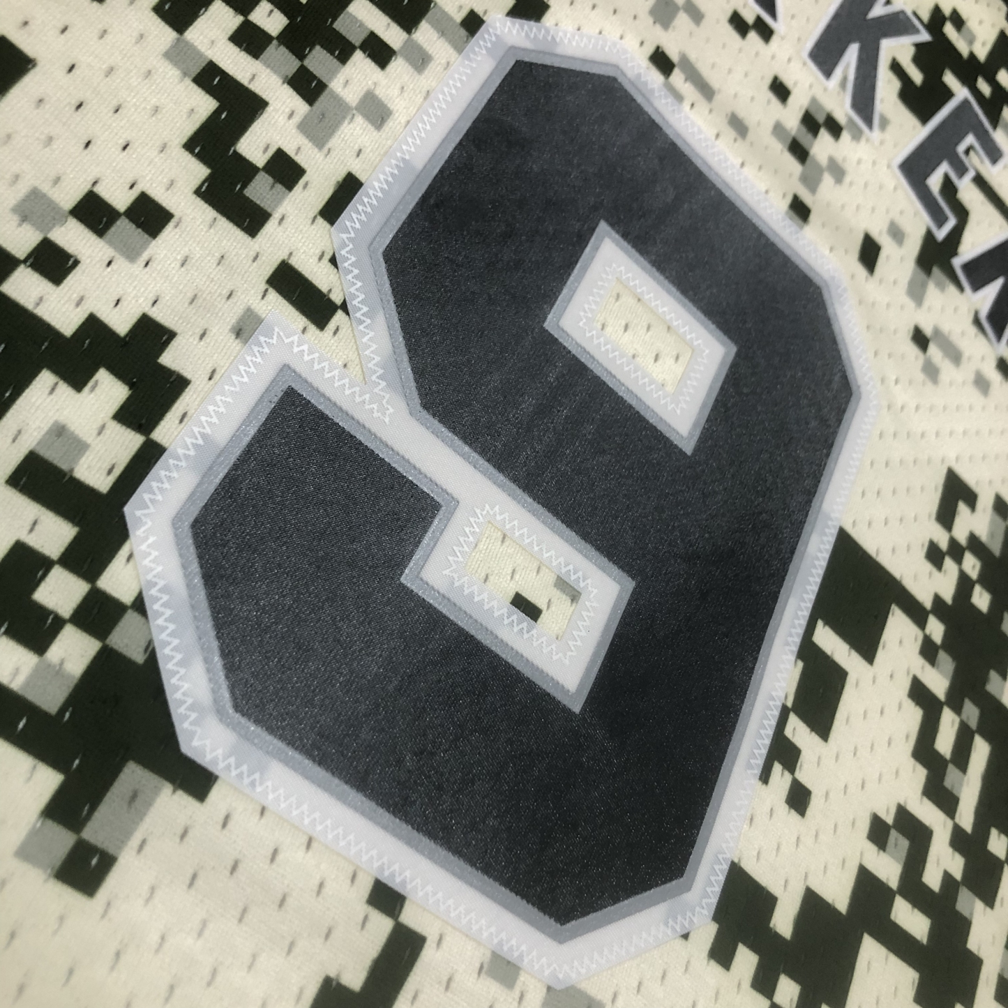 13/14 NBA Santonio Spurs Camouflage Heat pressed retro version jersey S-XXL
