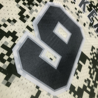 13/14 NBA Santonio Spurs Camouflage Heat pressed retro version jersey S-XXL