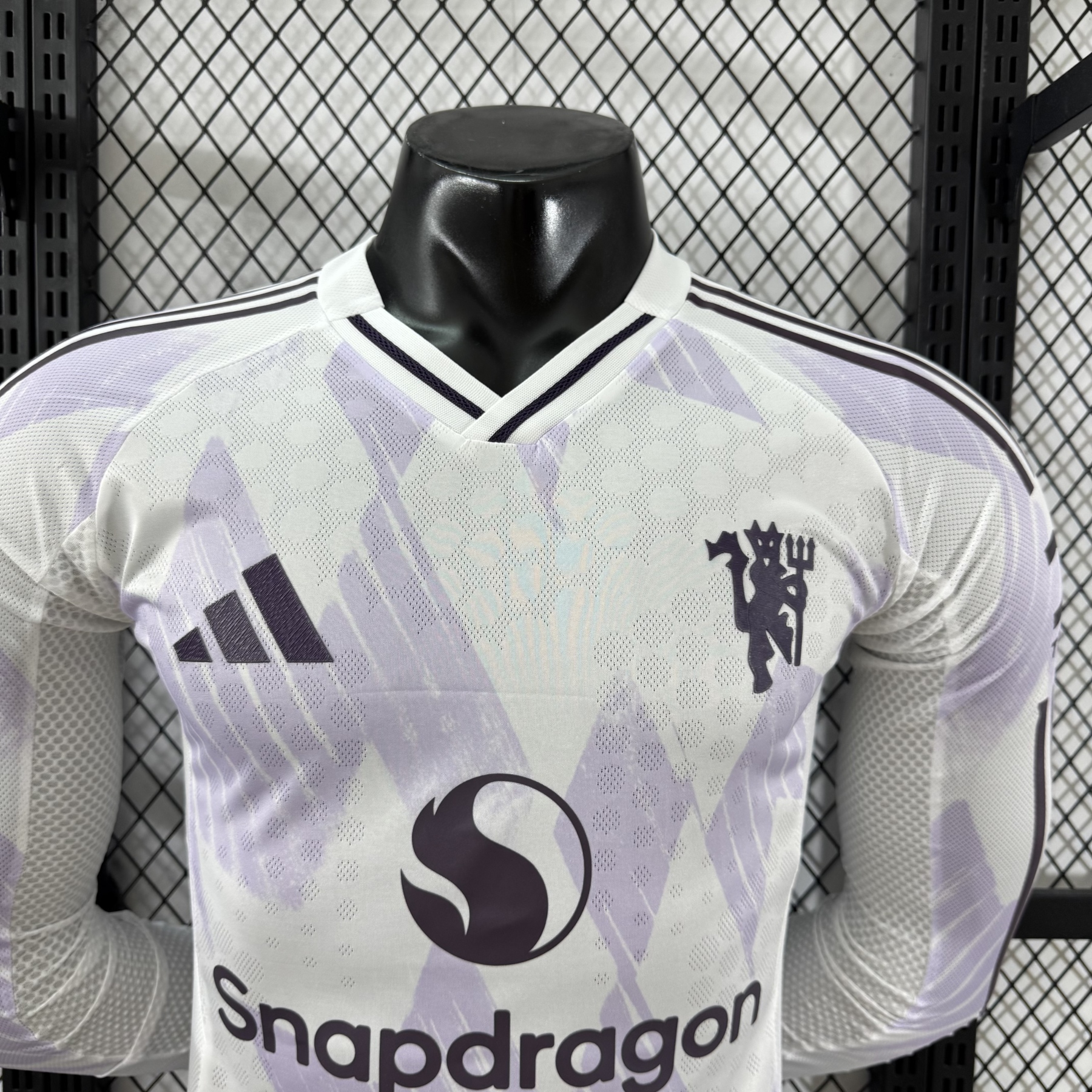 25/26 Manchester United M-U Away Long Sleeve Player Version S-3XL