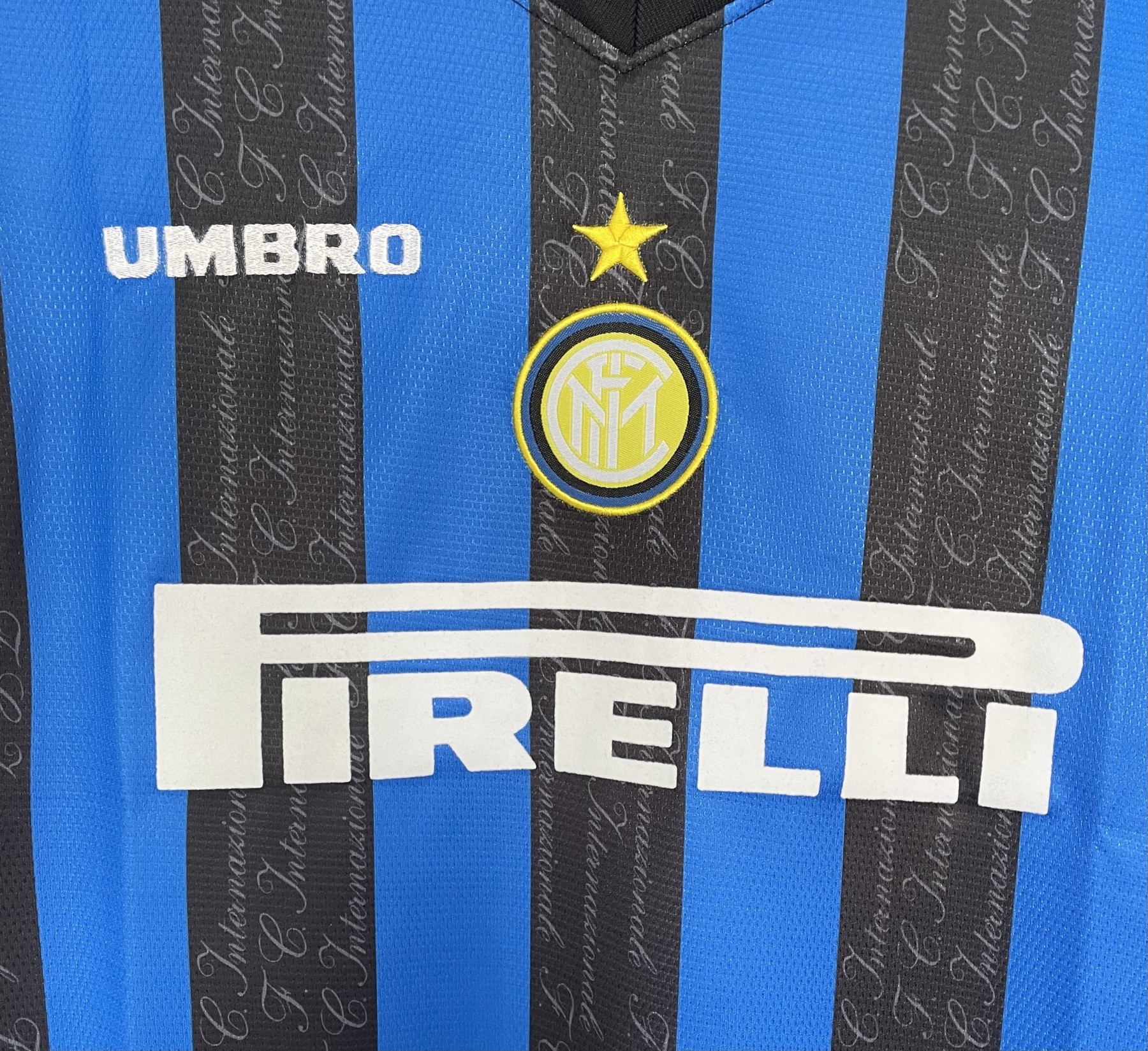 97/98 Inter Milan home long sleeve retro version S-XXL