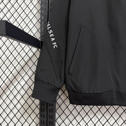 25/26 Windbreaker Chelse@ training black Waterproof thickened version S-XXL