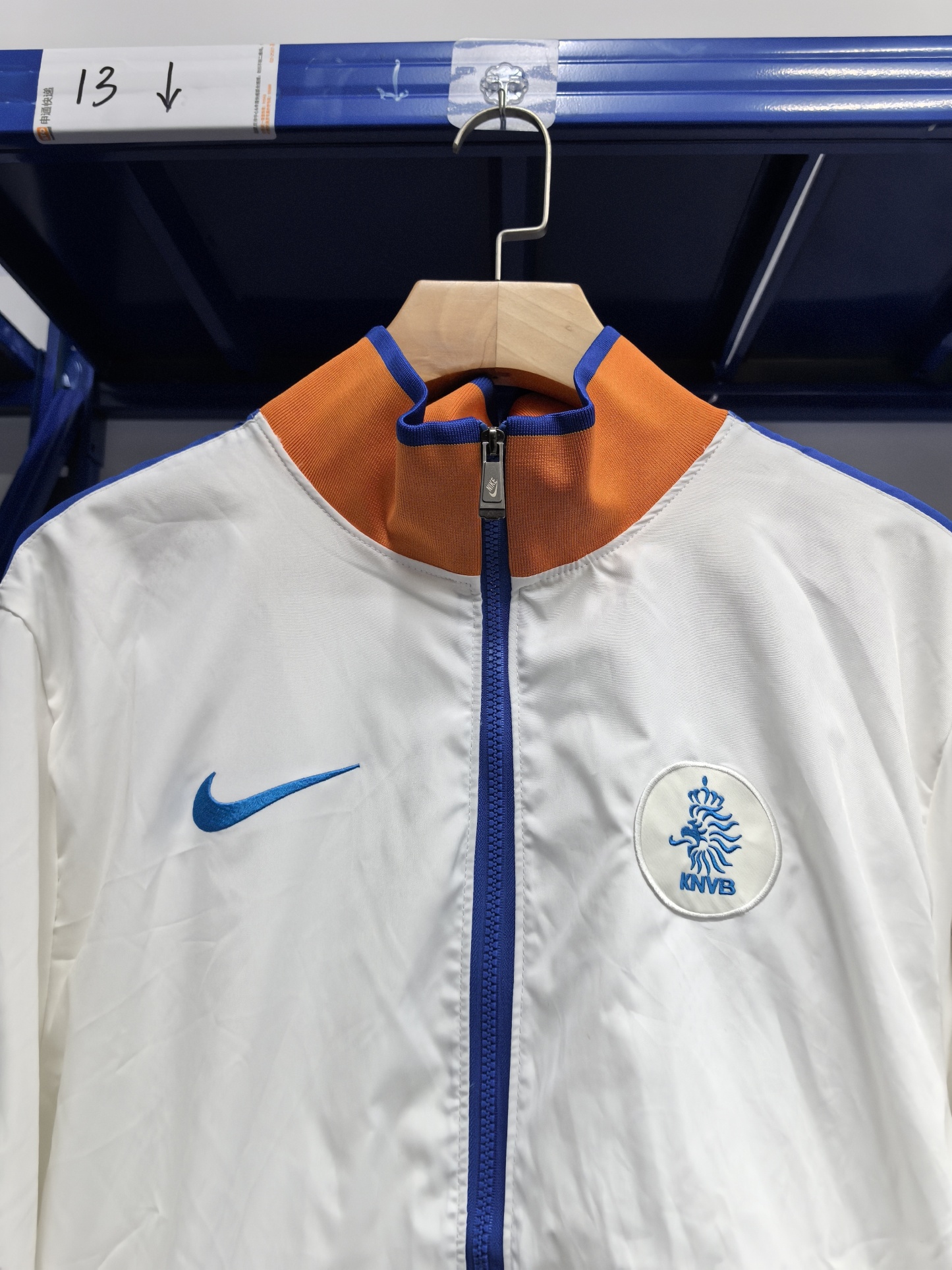 10/11 Windbreaker Netherlands training white Waterproof thickened retro version S-XXL