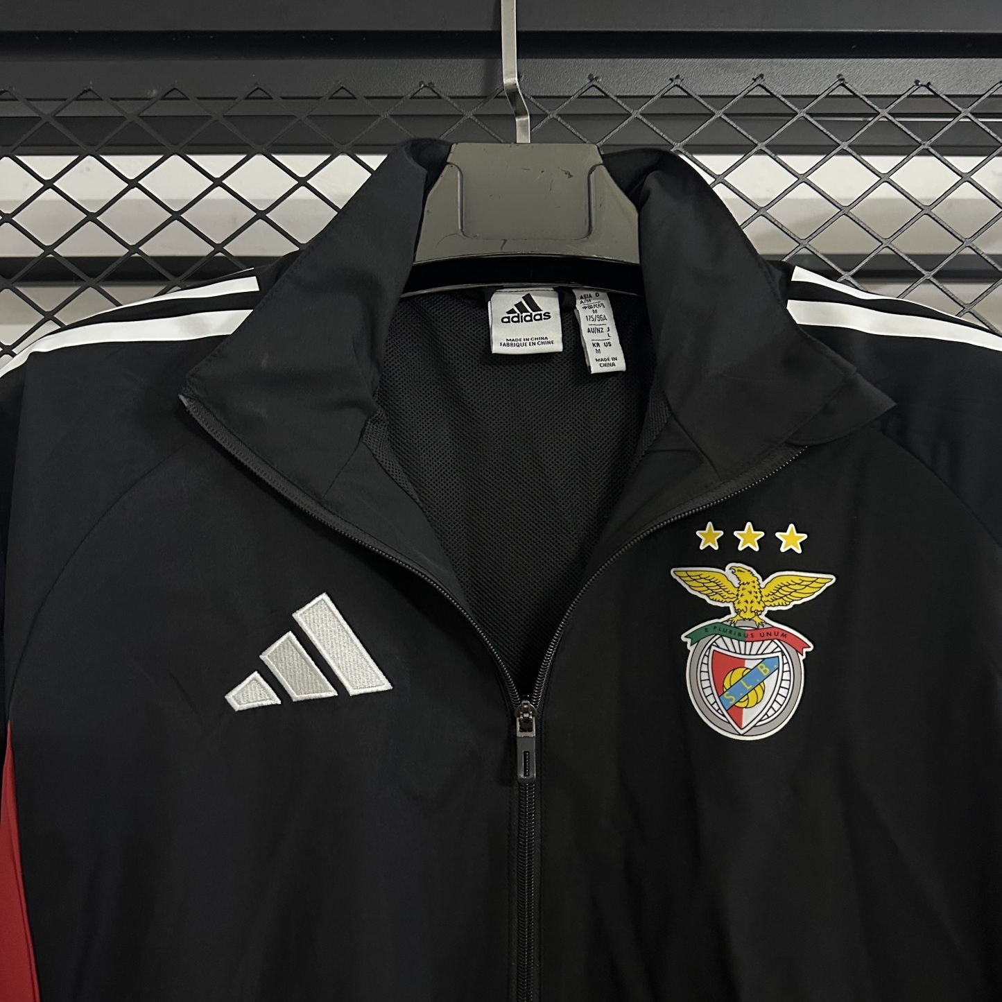 25/26 Windbreaker Benfica training black Waterproof thickened version S-XXL