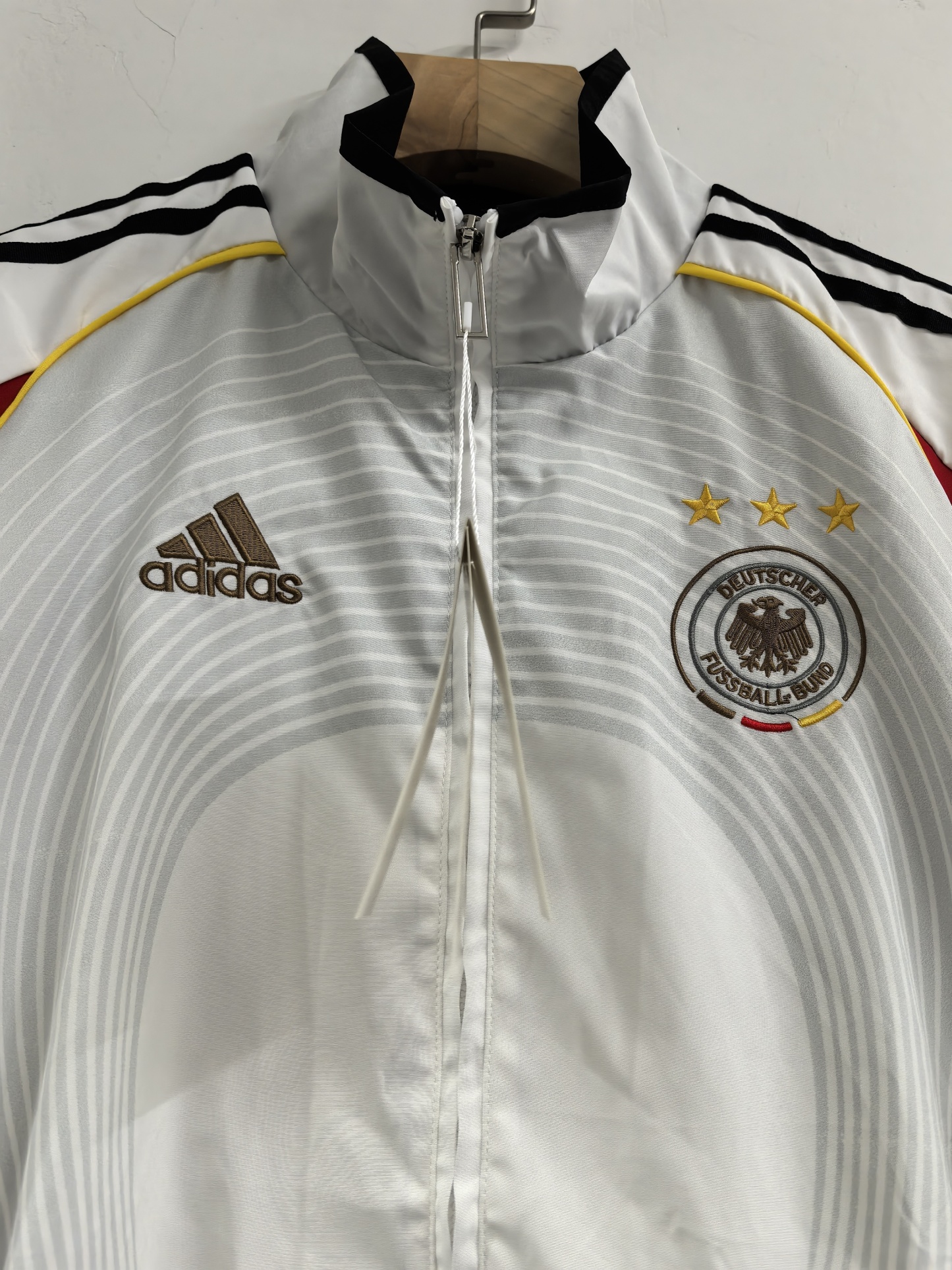 06/07 retro Windbreaker Germany training white Waterproof thickened version S-XXL