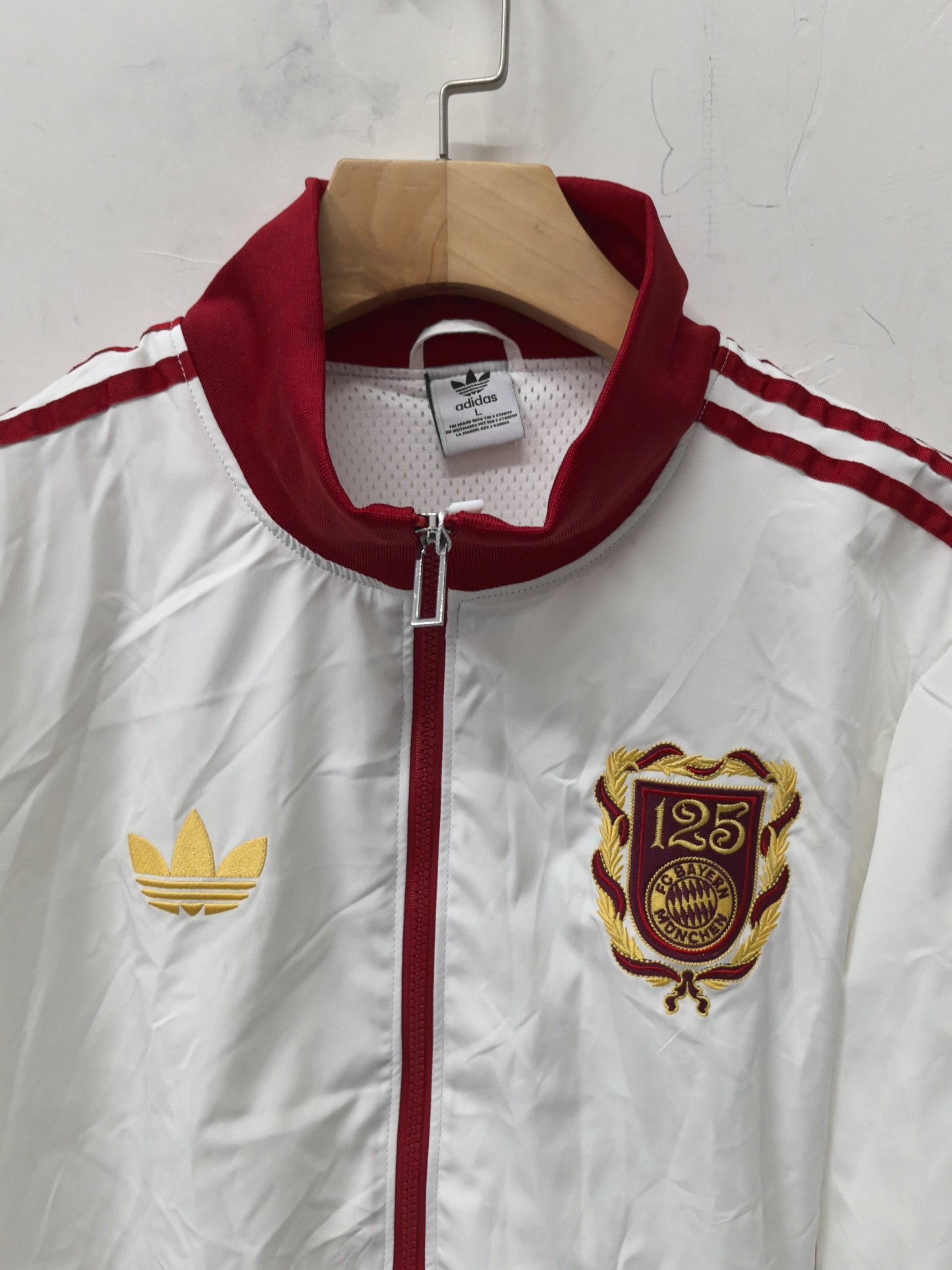 125th anniversary Windbreaker Bayern training white Waterproof thickened version S-XXL