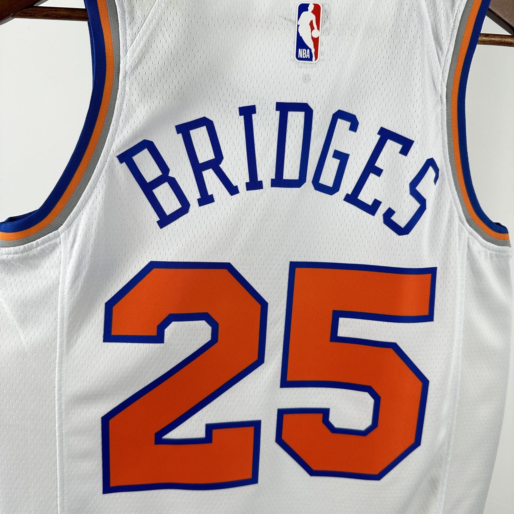 2025 NBA New York Knicks white Hot-pressed version NO.25 jersey S-XXL