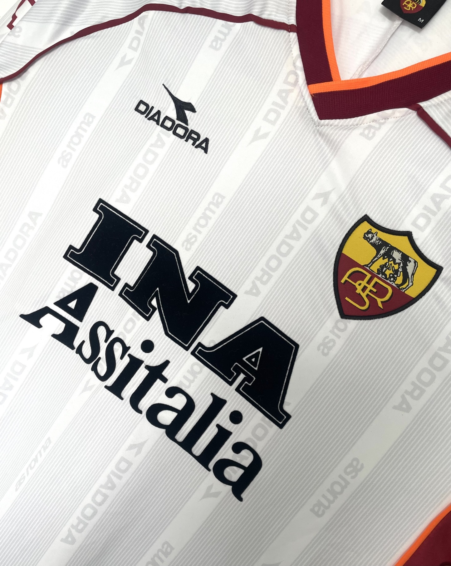 99/00 Roma away long sleeve retro version S-XXL