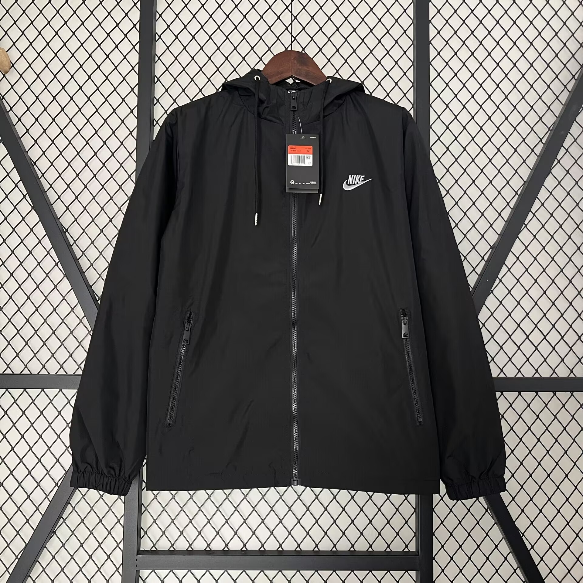 2024 Nike Casual black Windbreaker S-XXL
