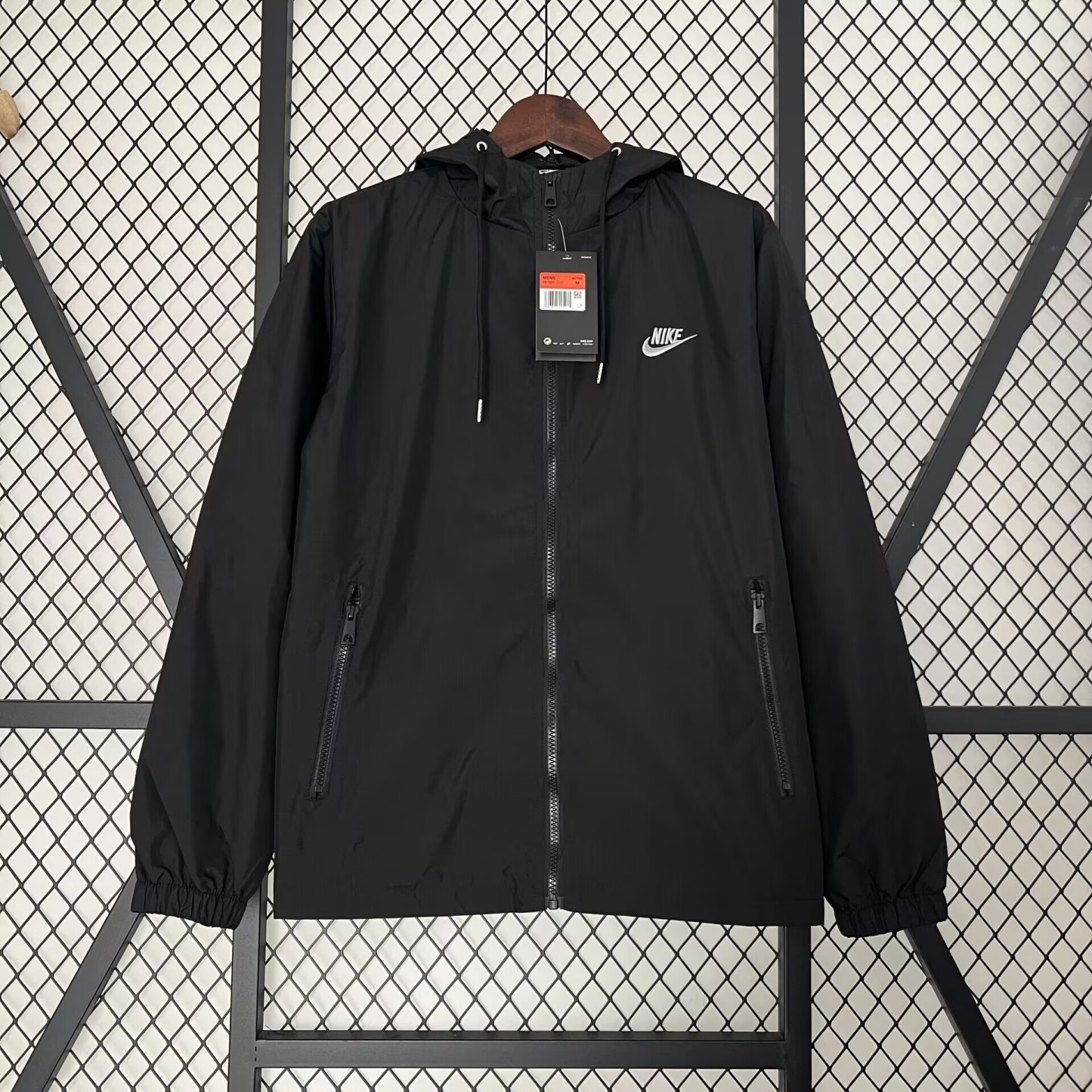 2024 Nike Casual black Windbreaker S-XXL