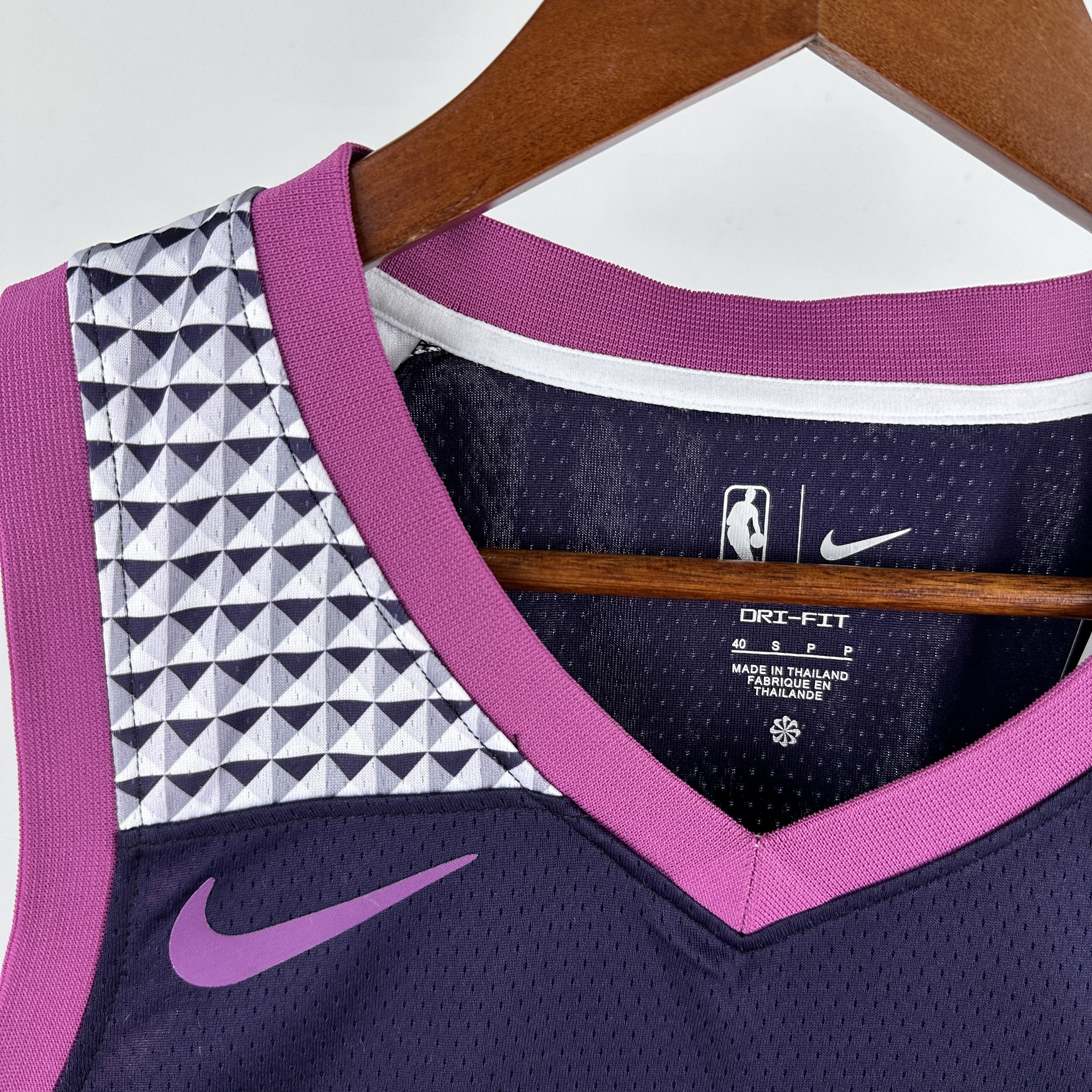  NBA Minnesota Timberwolves Black-Purple version S-XXL