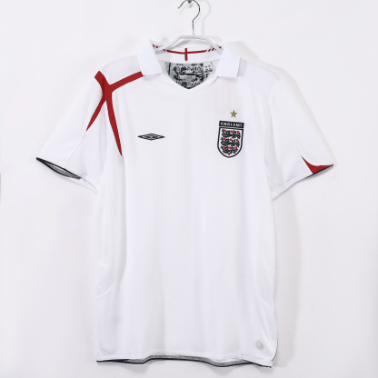 2006 England home Retro version S-XXL