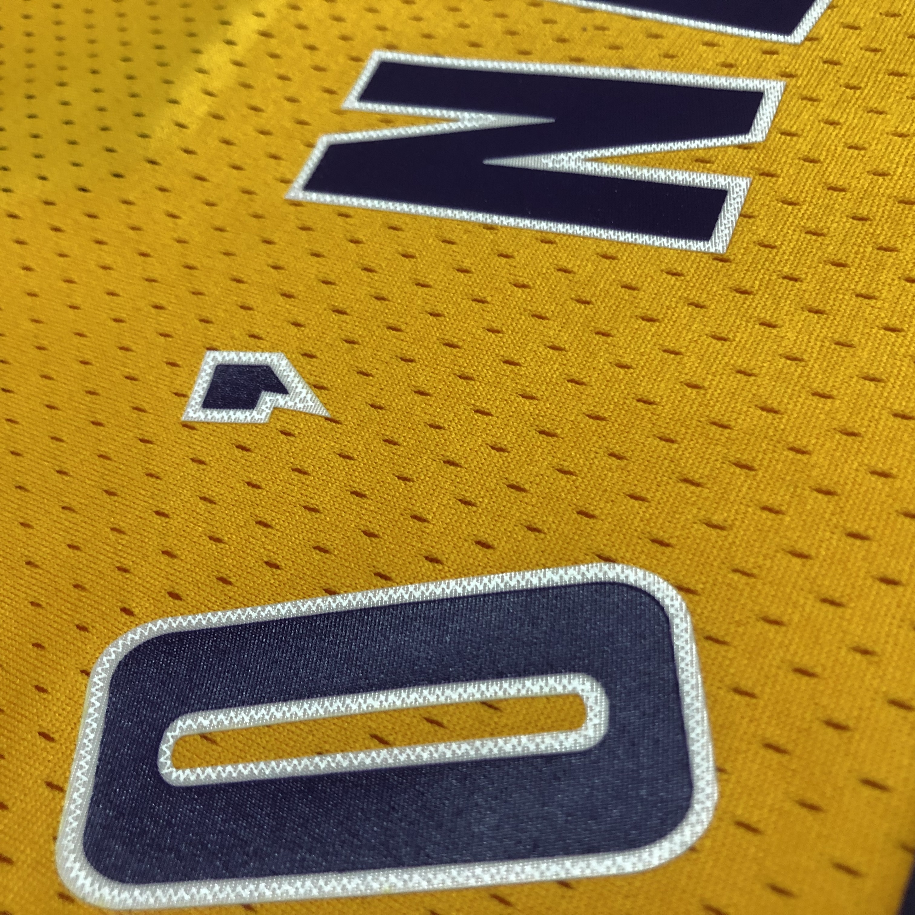 99/00 NBA Los Angeles Lakers O´neal yellow Heat pressed retro version jersey S-XXL