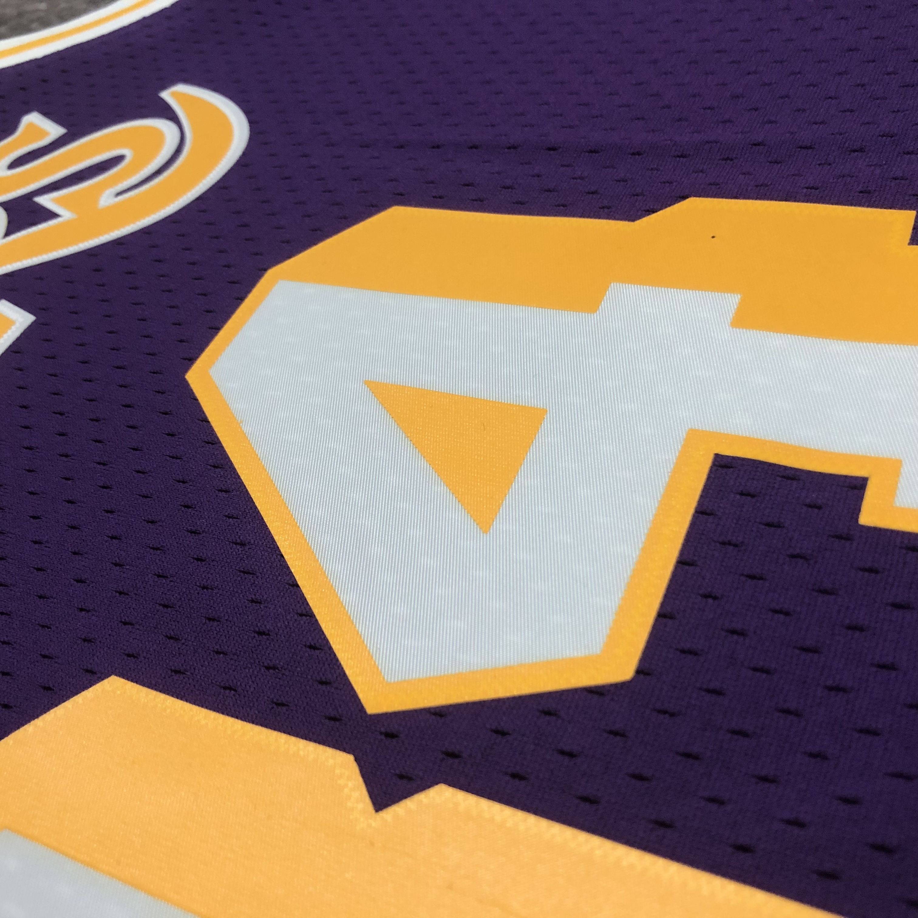 96/97 NBA Los Angeles Lakers O´neal purple Heat pressed retro version jersey S-XXL