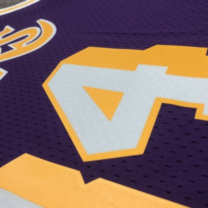 96/97 NBA Los Angeles Lakers O´neal purple Heat pressed retro version jersey S-XXL
