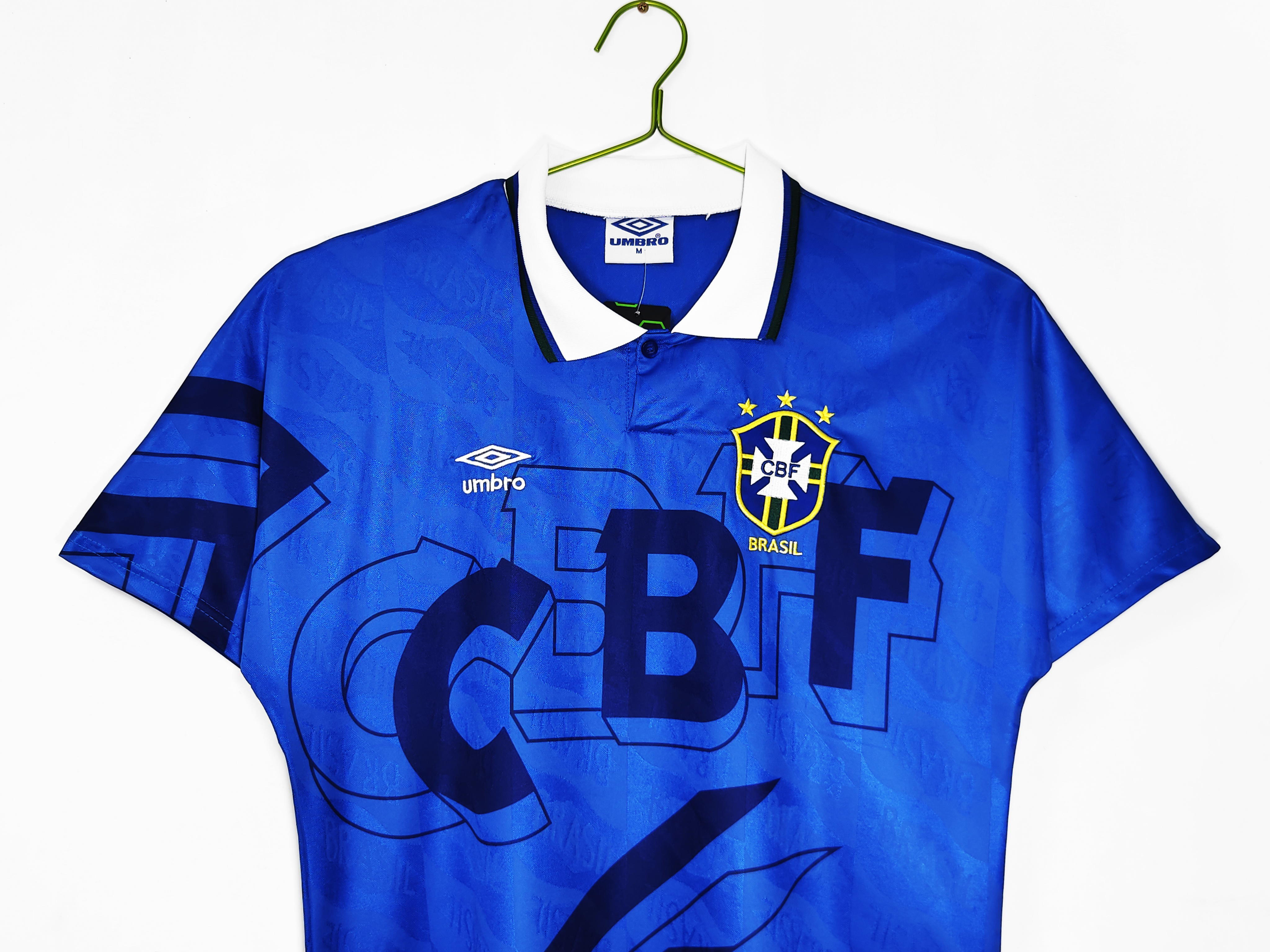 Retro 1992 Brazil away blue S-XXL
