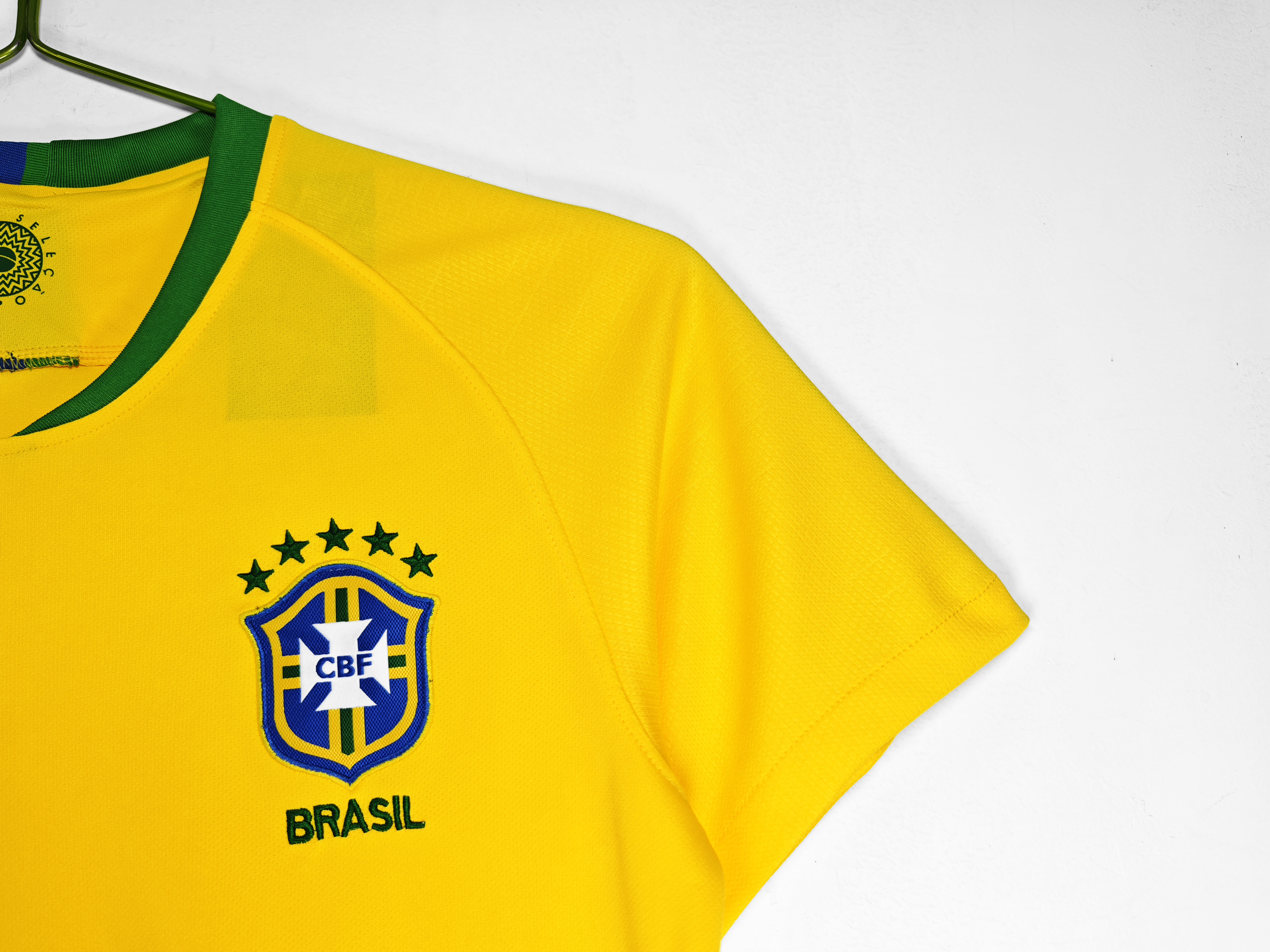 Retro 2018 Brazil home S-XXL