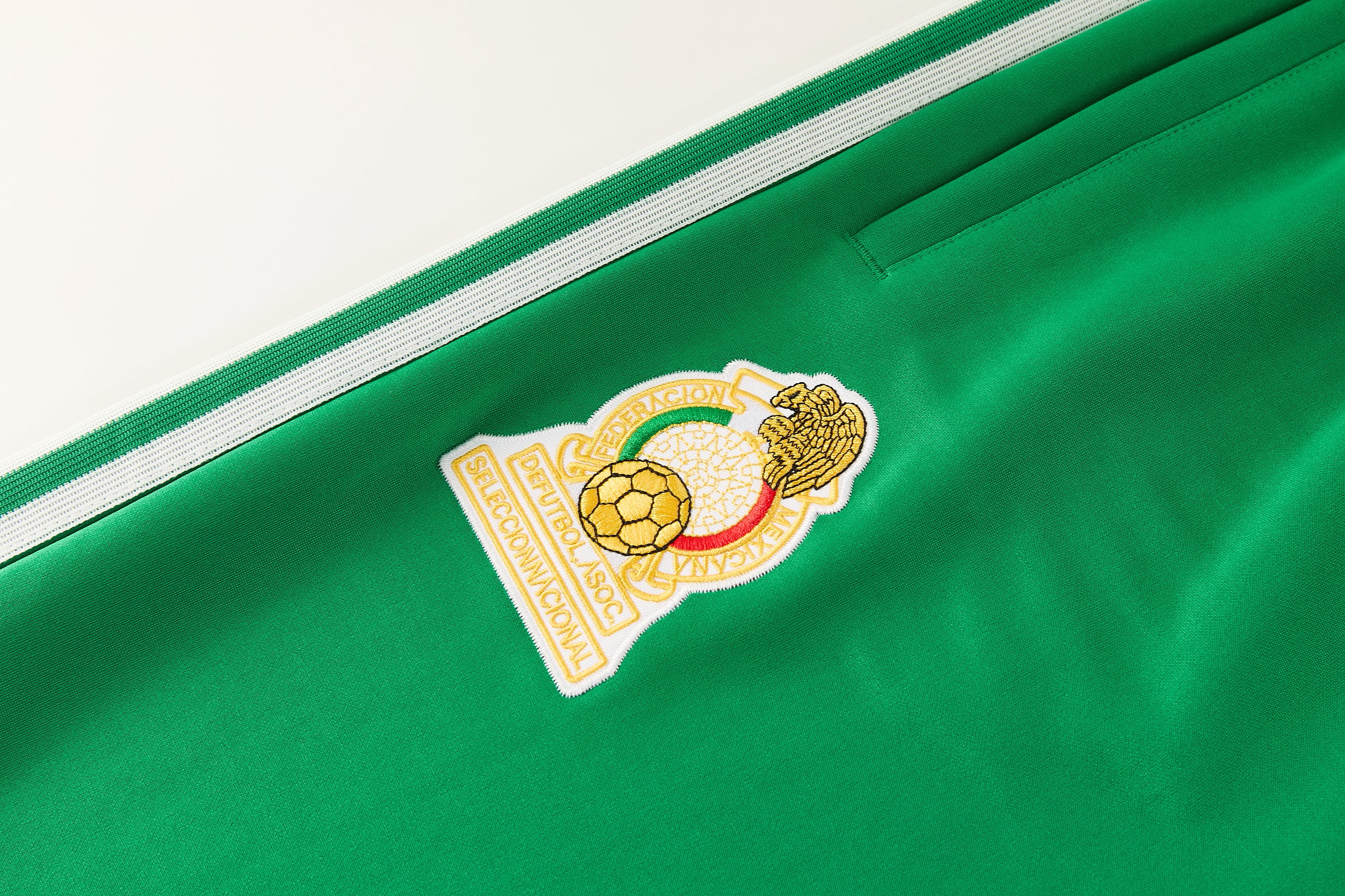 2026 Mexico green retro Full-zipper jacket suit S-XXL