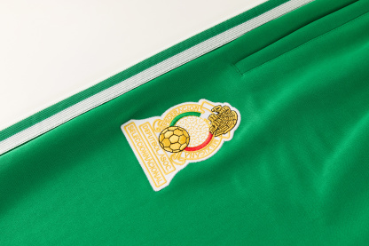 2026 Mexico green retro Full-zipper jacket suit S-XXL