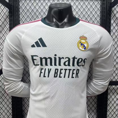 26/27 re@l Medrid home long sleeve player version S-4XL
