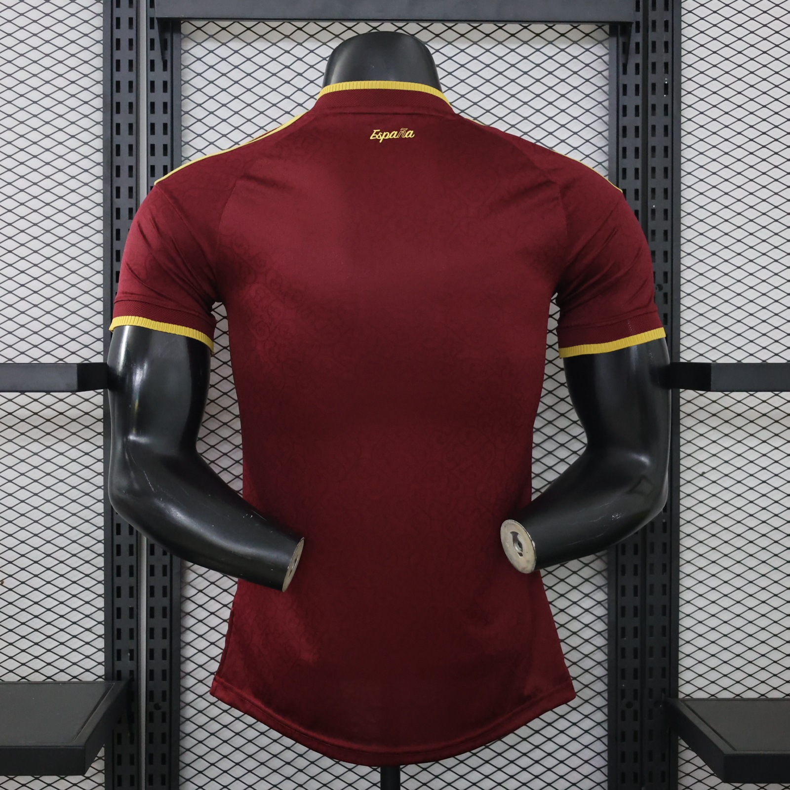 2026 Spain red two star with champion patch player version S-3XL