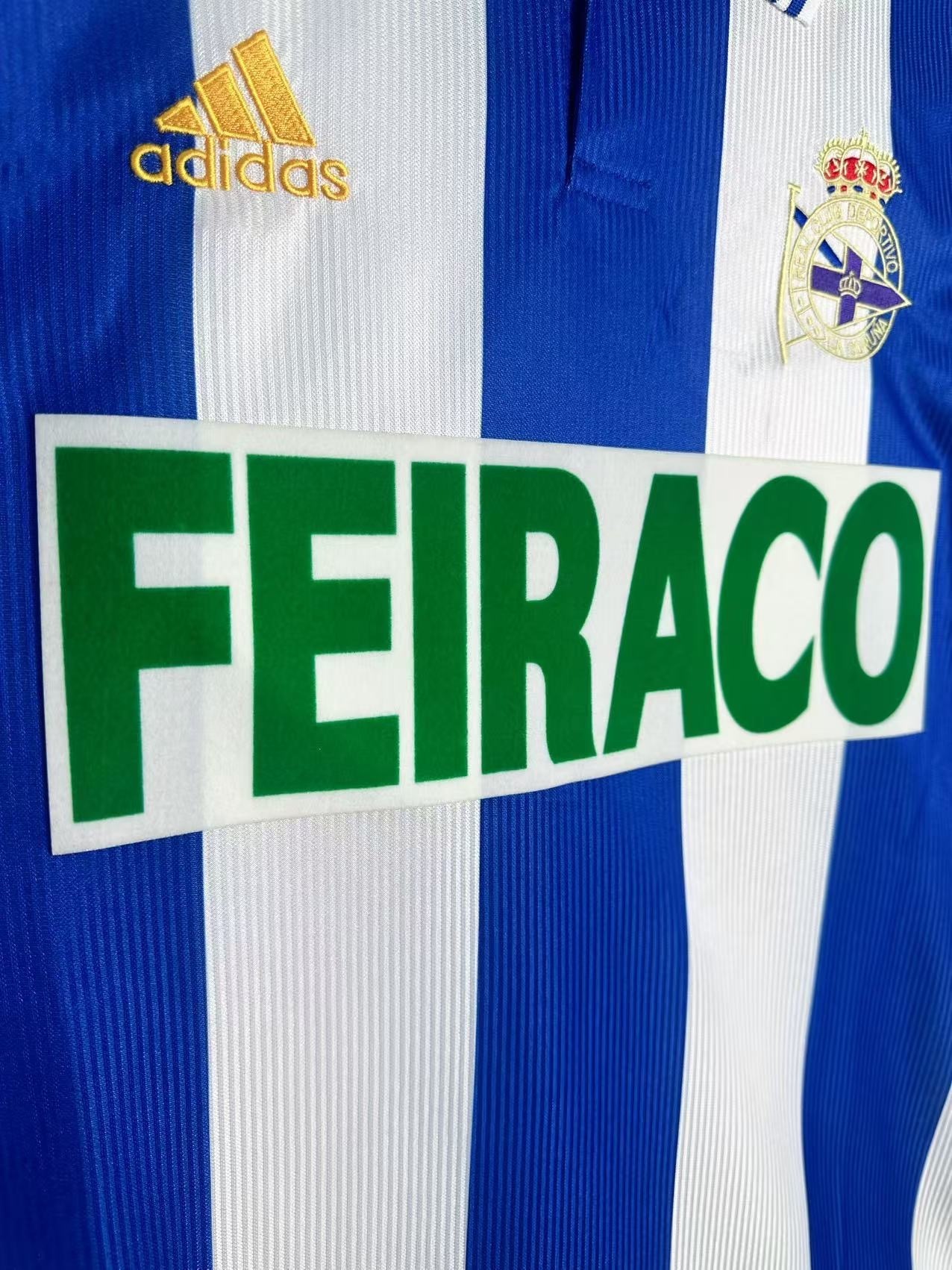 1999/2000 Deportivo La Coruna home long sleeve retro version S-XXL