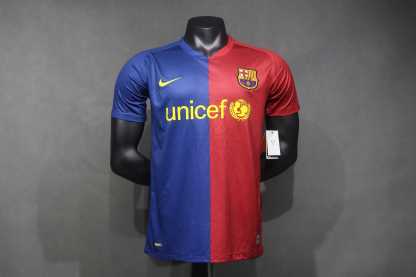 Retro 08/09 Barcelona Home player version Size S-3XL