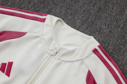 26/27 re@l Medrid pink/Off-white Full-Zip Jacket Suit