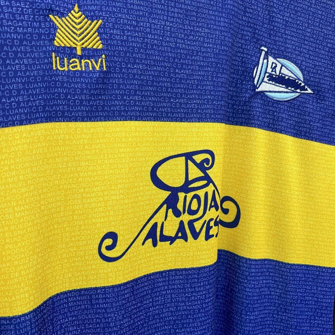 00/01 Deportivo Alaves Champions League Final Vintage retro version S-XXL