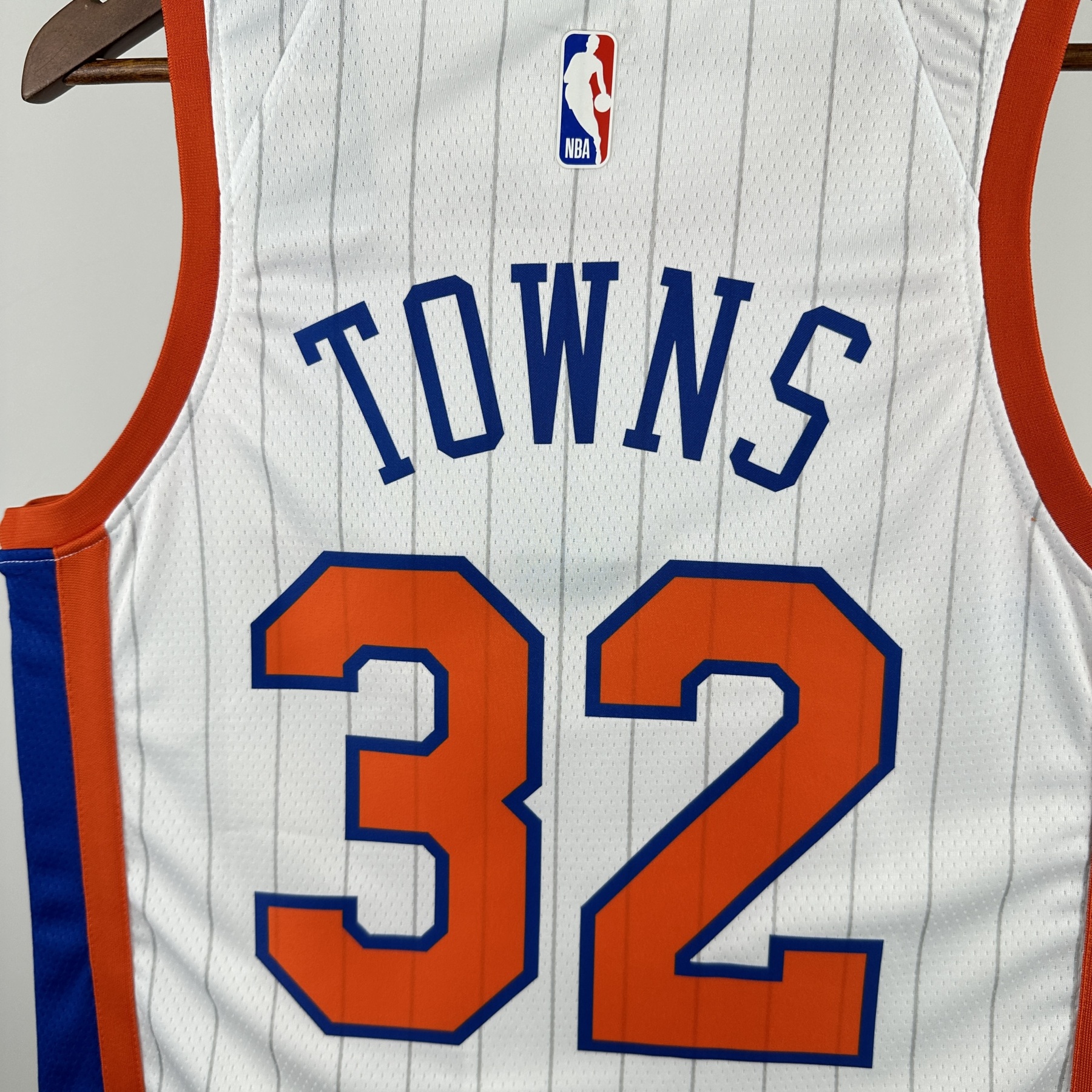 2025 NBA New York Knicks white Heat pressed city version NO.32 jersey S-XXL