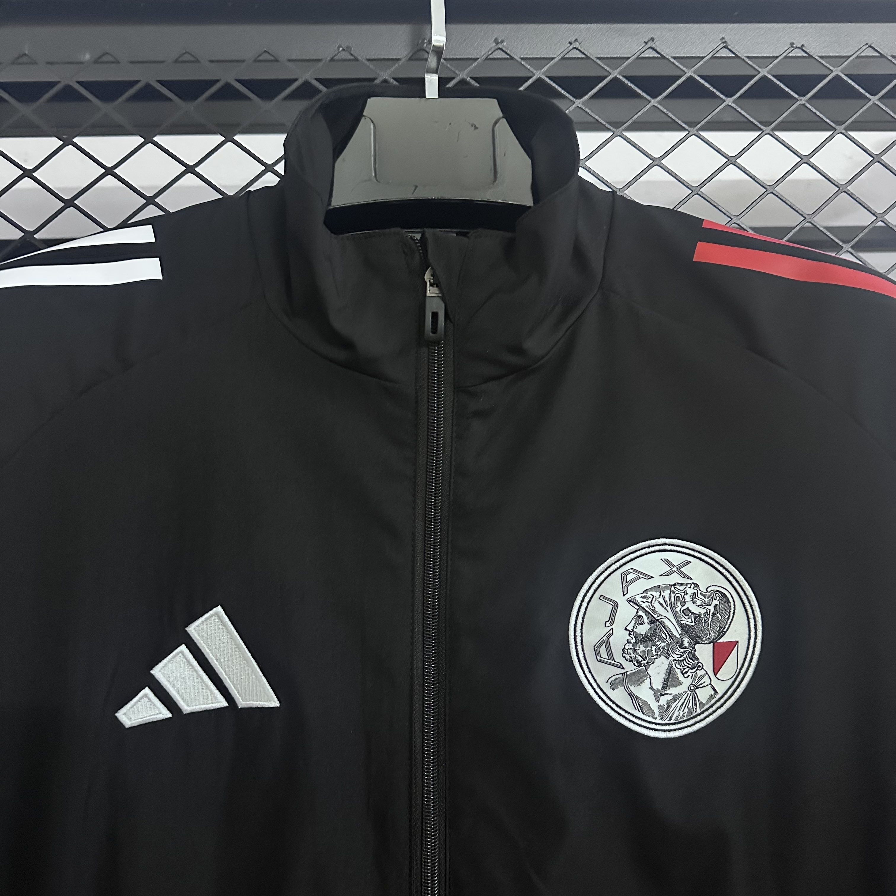 25/26 Windbreaker AJAX training Black Waterproof version S-XXL