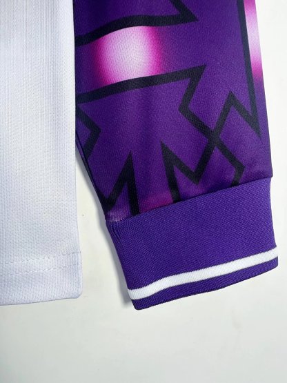 92/93 ACF Fiorentina away long sleeve retro version S-XXL