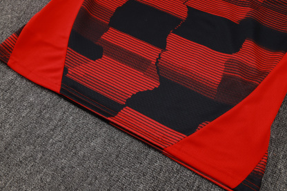 24/25 AC Mlian red Half-Zip Jacket Suit