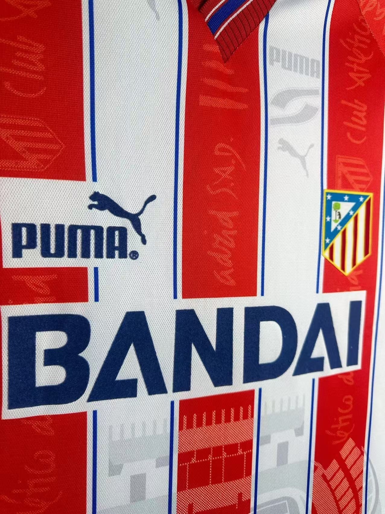 Retro 96/97 Atletico de Madrid home Jersey  S-XXL