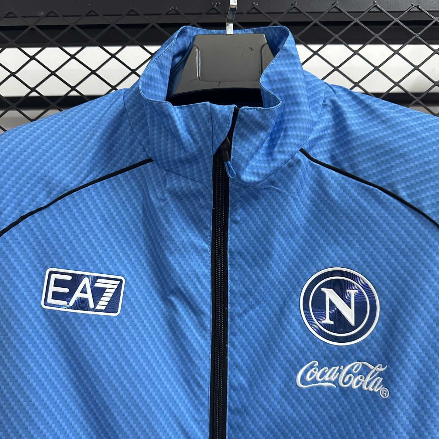 25/26 Windbreaker Napoli training blue Waterproof thickened version S-XXL