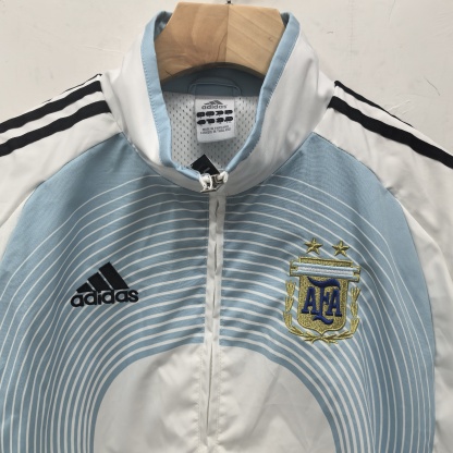 retro Windbreaker Argentina training white Waterproof thickened version S-XXL