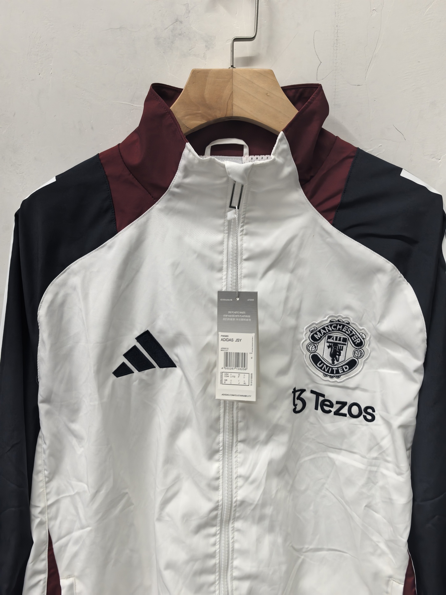 25/26 Manchester United M-U white thickened jacket S-XXL