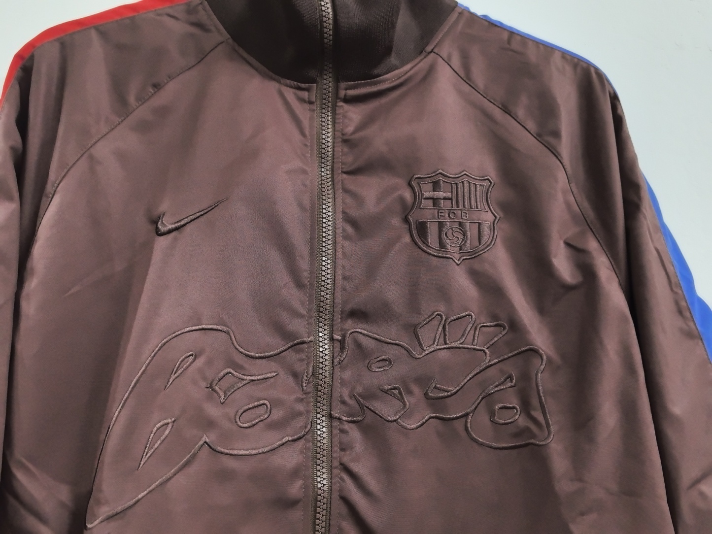 25/26 Windbreaker Barcelona training collaboration Waterproof thickened version S-XXL