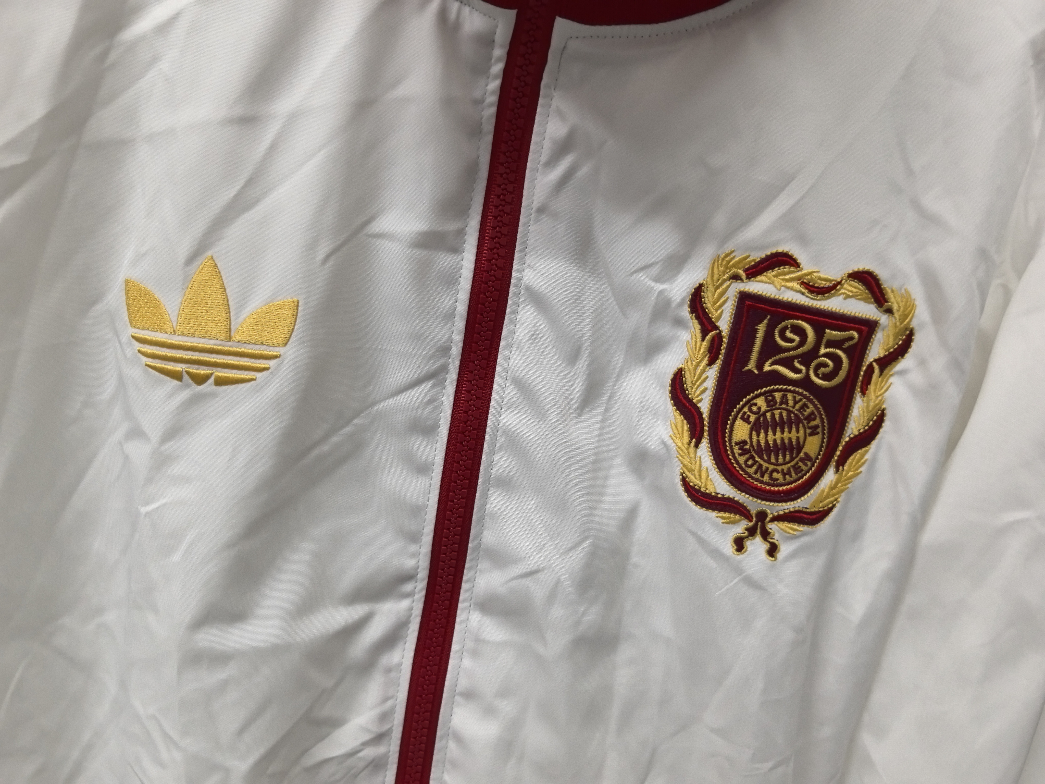 125th anniversary Windbreaker Bayern training white Waterproof thickened version S-XXL