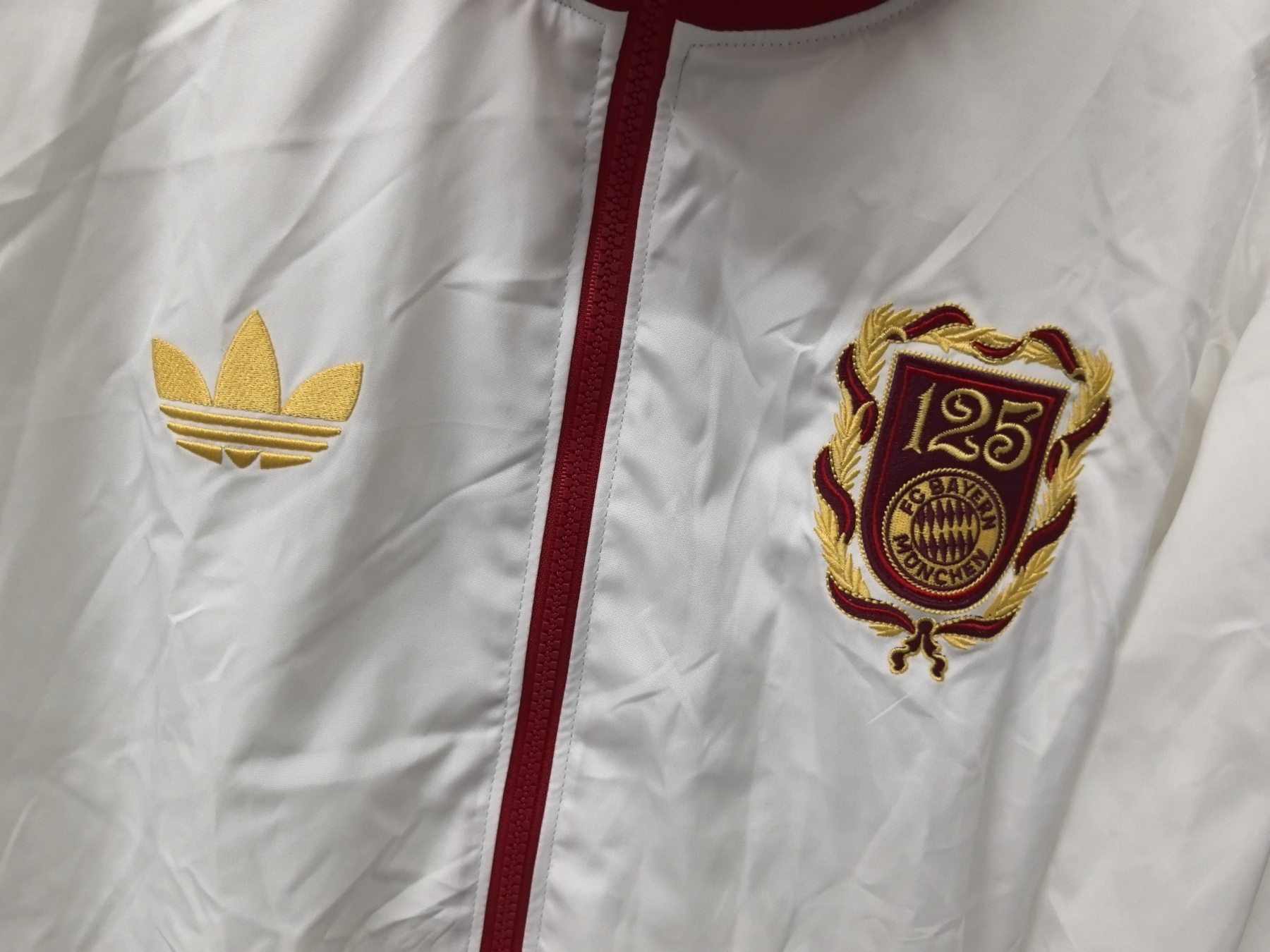125th anniversary Windbreaker Bayern training white Waterproof thickened version S-XXL