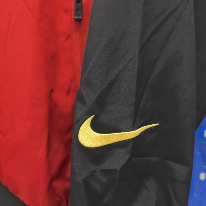 retro Manchester United M-U red thickened windbreak S-XXL