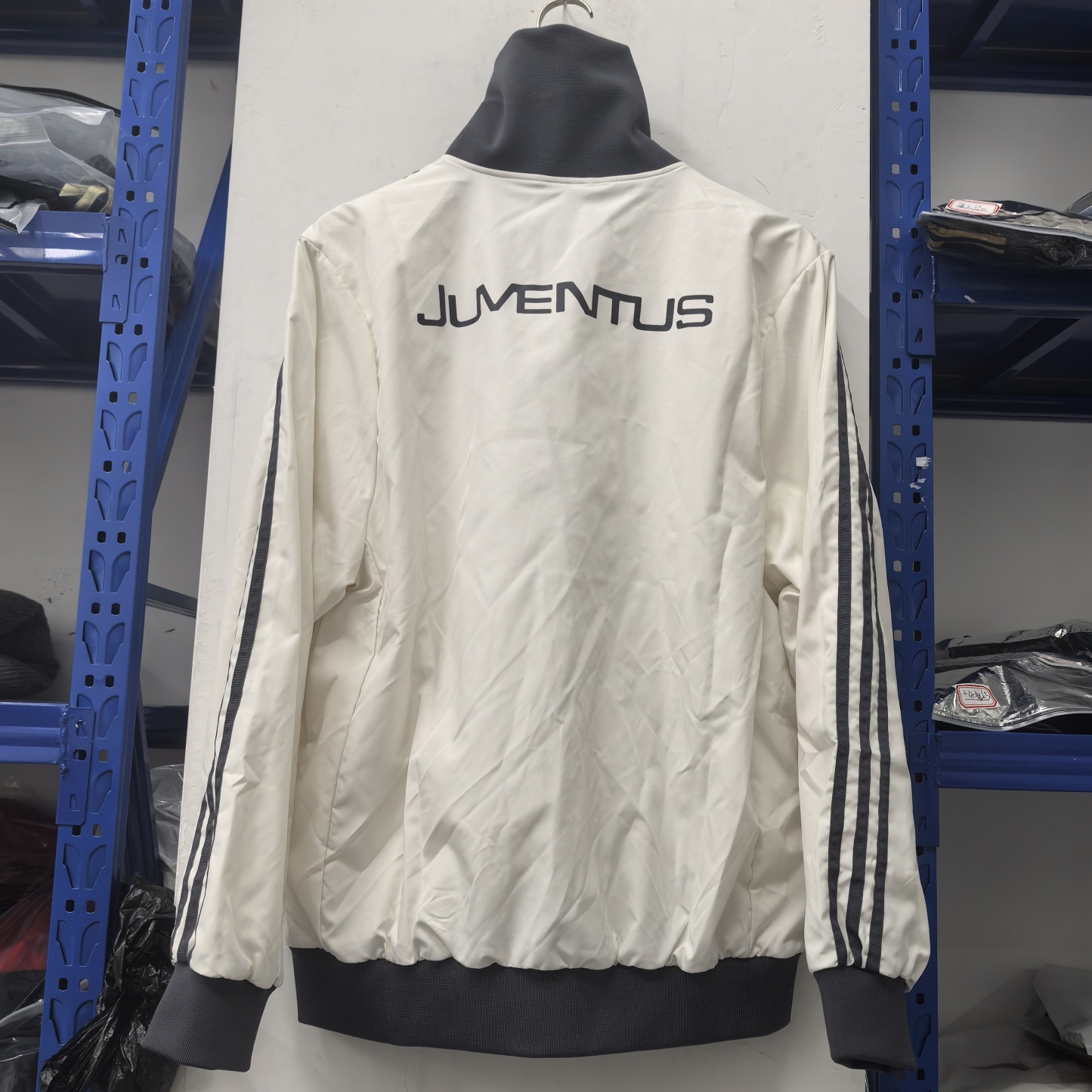 retro Windbreaker Juventus training white Waterproof thickened version S-XXL